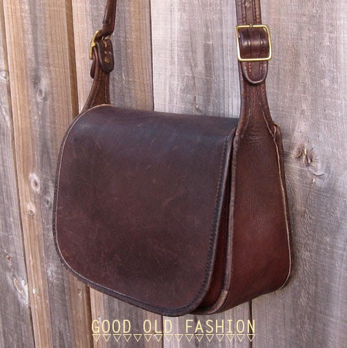 Good Old Fashion Vintage perfectly wornin vintage leather bags