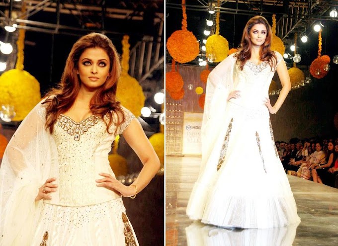 Aishwarya Rai At Manish Malhotra's HDIL Fashion Show