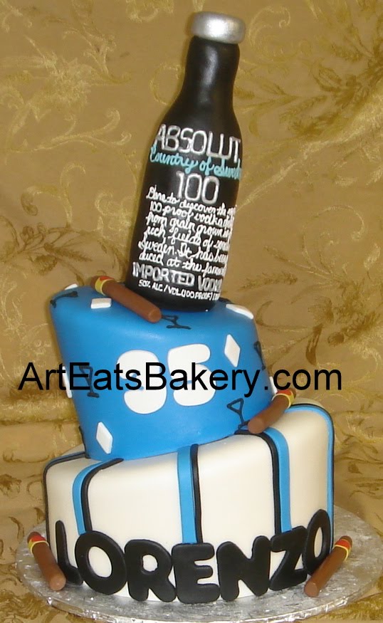 We started with a simple design 21st Birthday Cake For Men During the