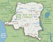 Kart av Kongo
