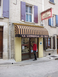 Outside the Boulangerie in a back street