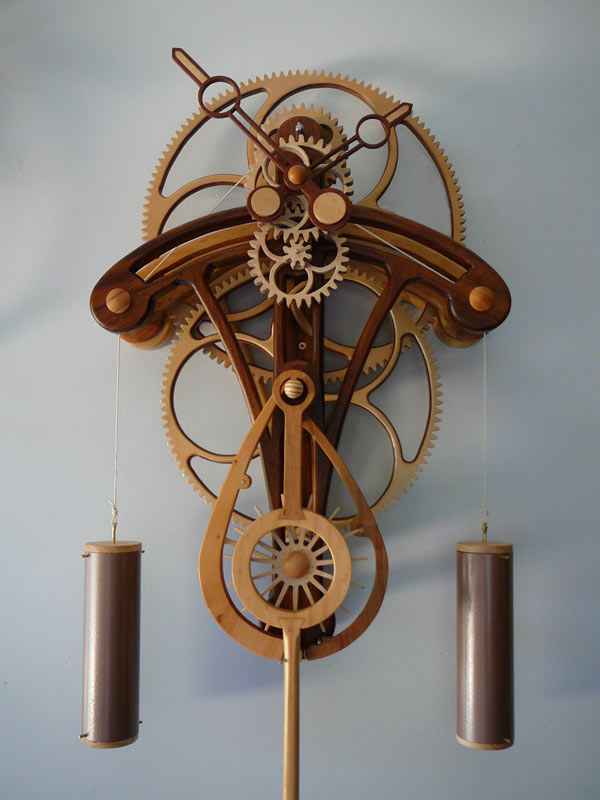 Wooden Gear Clock Plans by Clayton Boyer