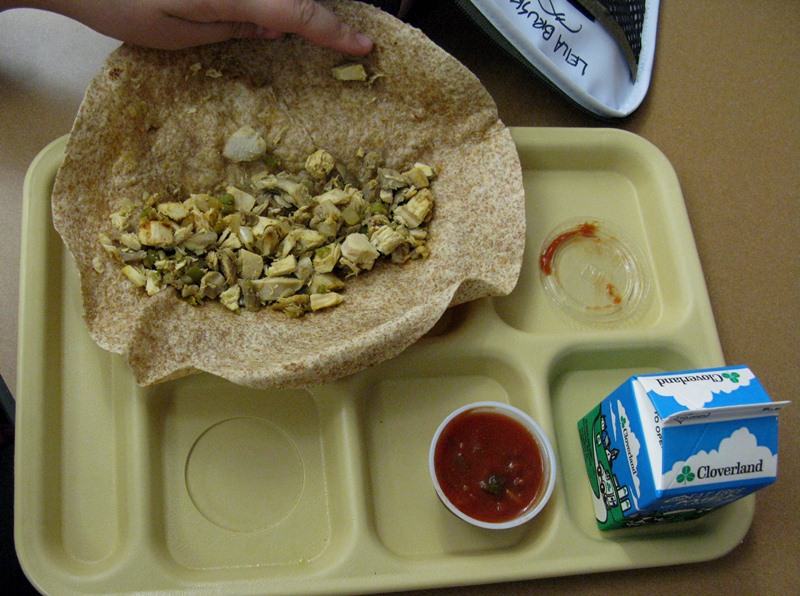 Better D.C. School Food What's for Lunch Chicken Fajita