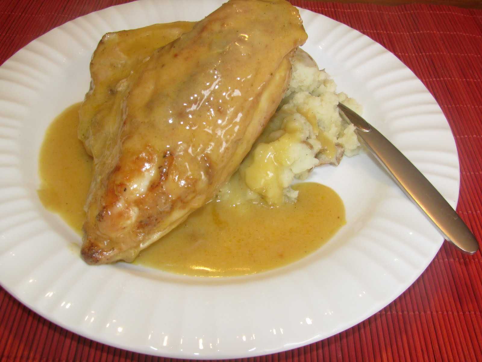 Shamrocks and Shenanigans Chicken with White wine GravyPantry Meal