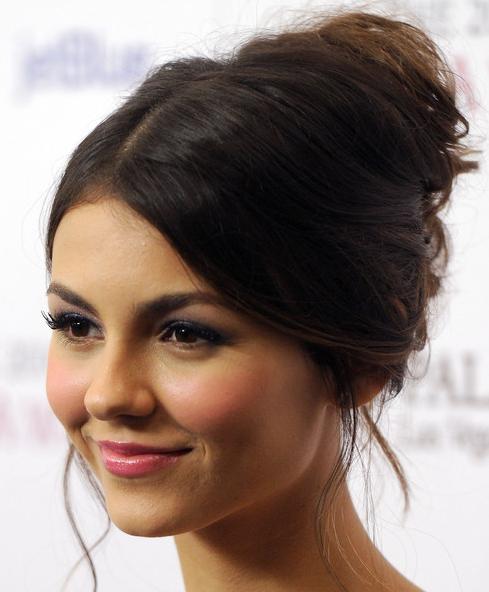 Victoria Justice French Twist Hairstyles