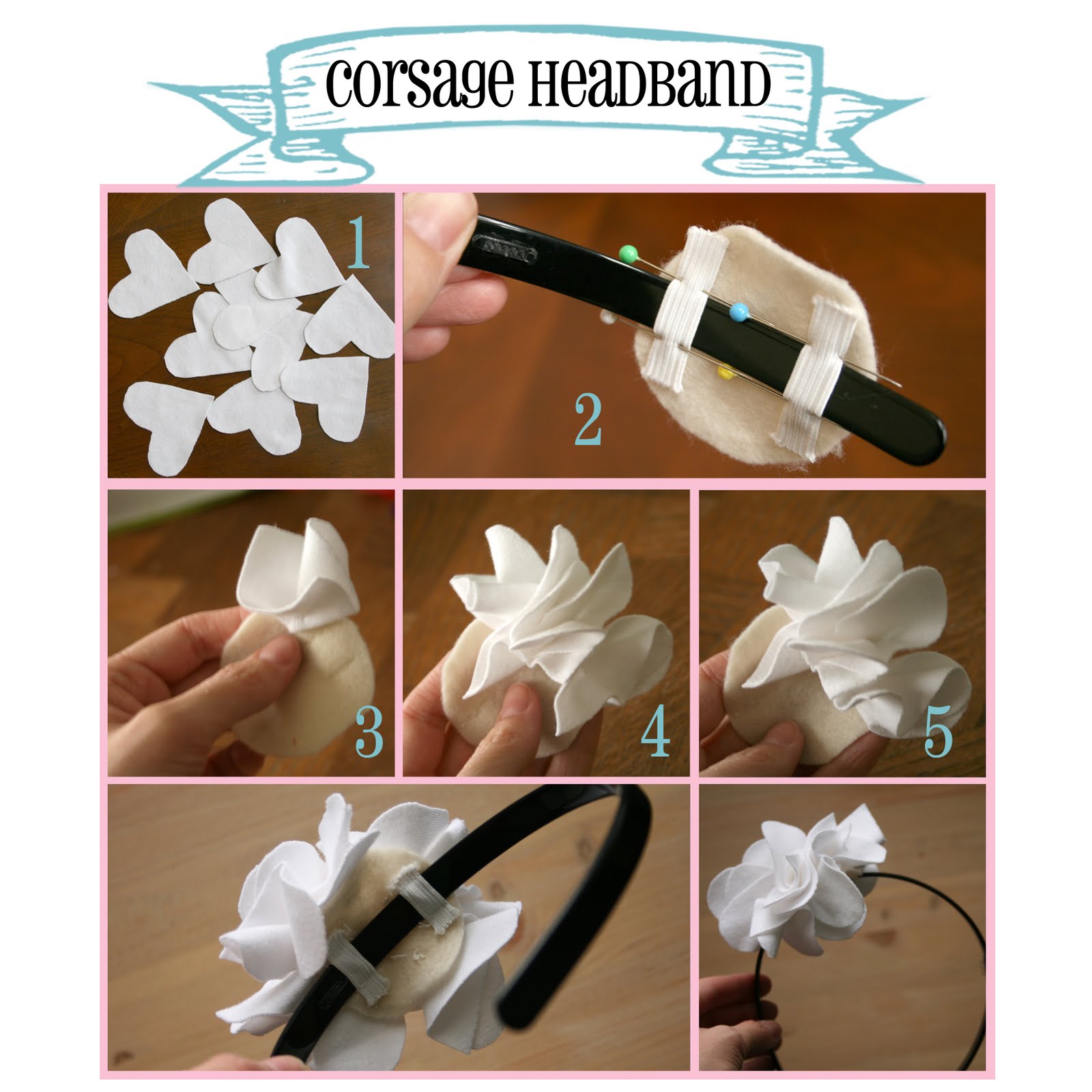 corsage headband