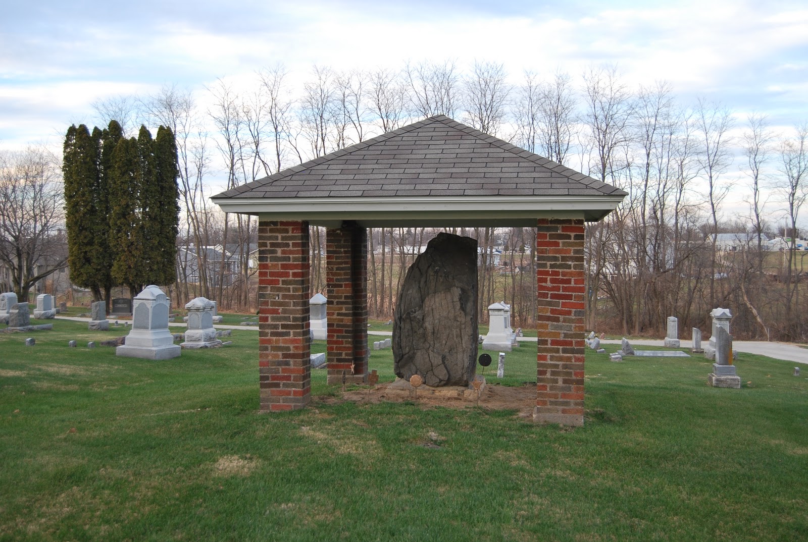 42N Observations Gettysburg Battlefield Boulder in Lisbon, Iowa