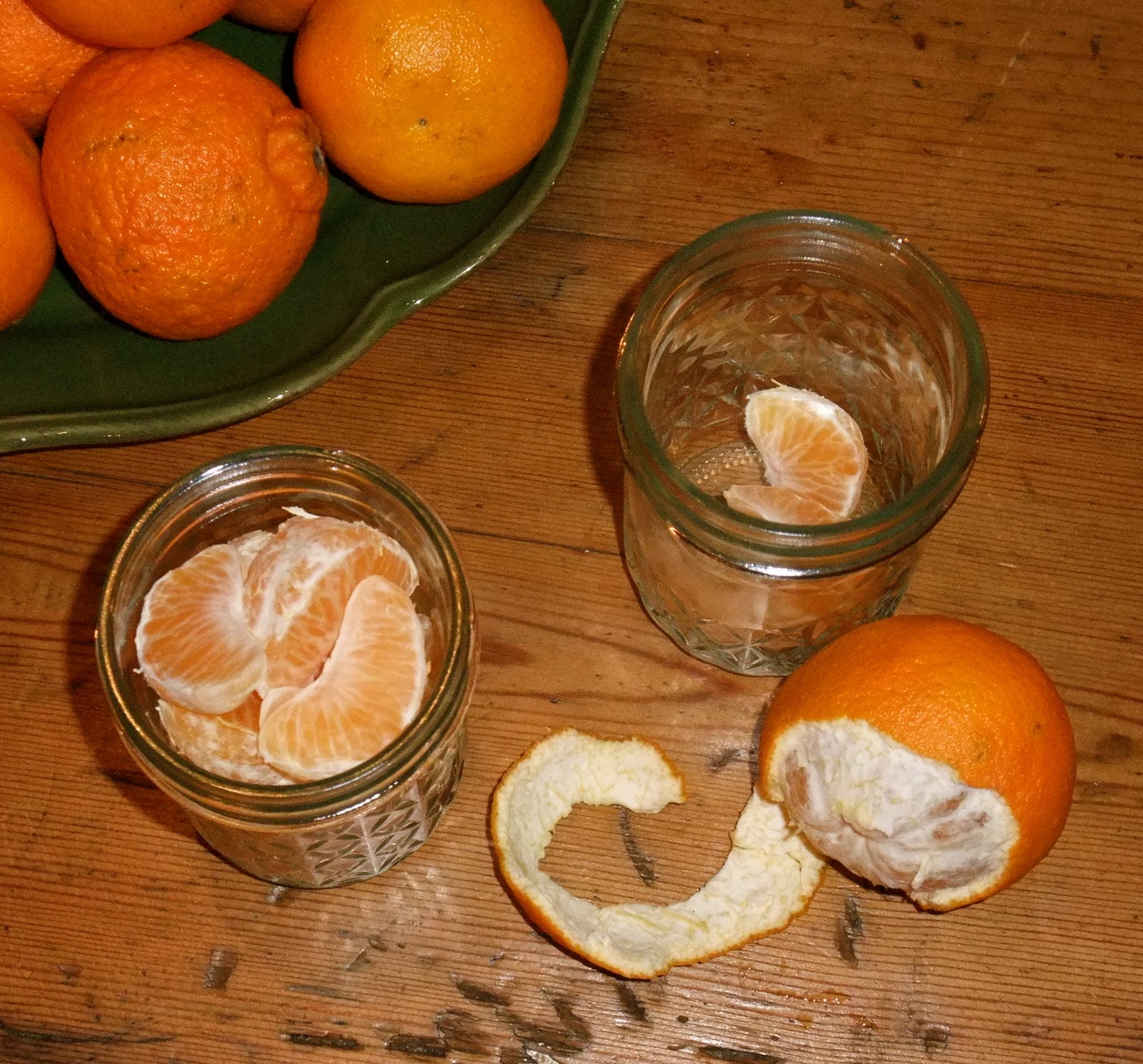 Preserved and Pickled CLEMENTINES IN HONEY SPICE SYRUP