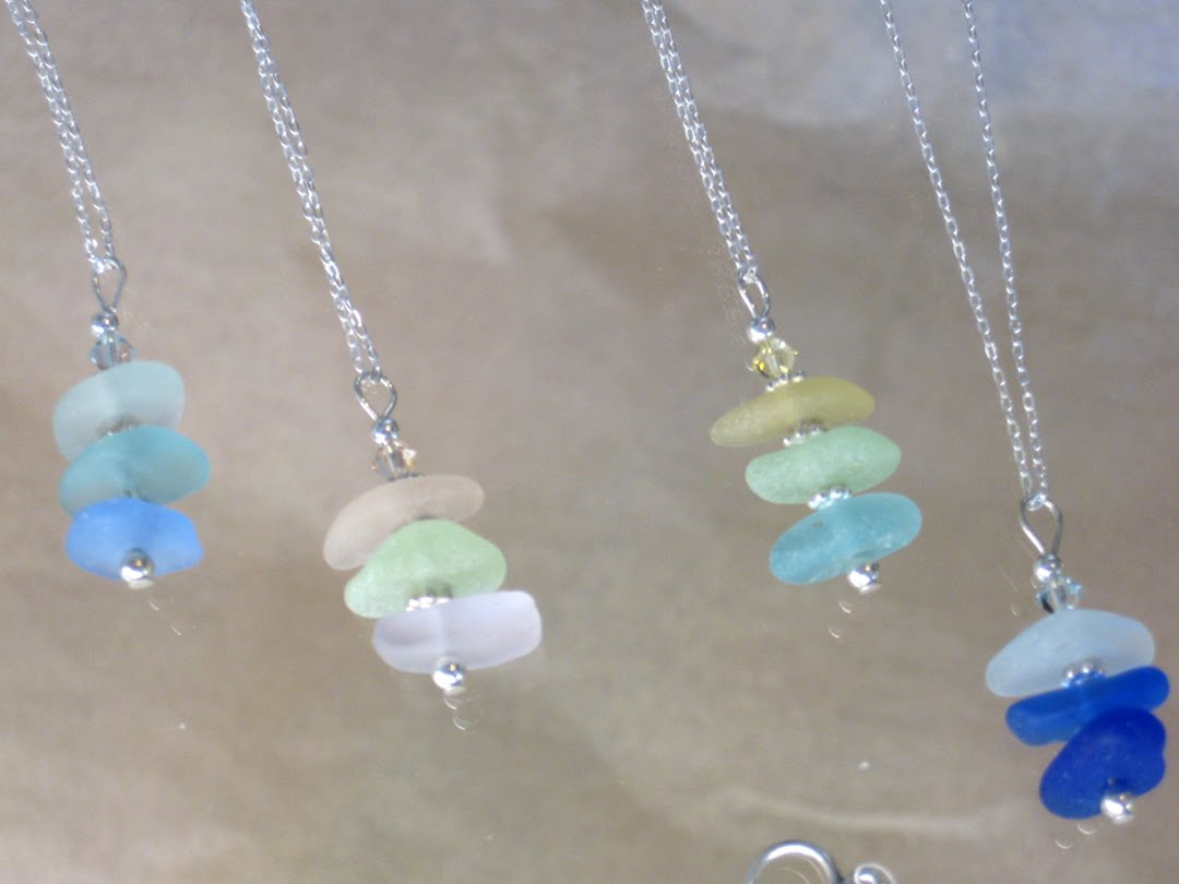 Seafarer Gift Shop New Beach Glass Jewelry Just In!