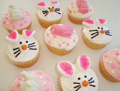simple easter bunny cupcakes. Bunny Cupcakes