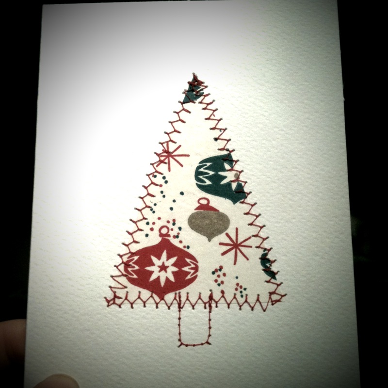 Found, now home Sewing Christmas Cards