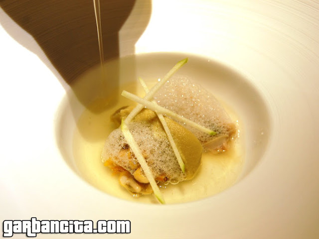 Sopa de mar (algas y moluscos)