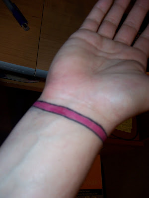 A Pink Ribbon Tattoo