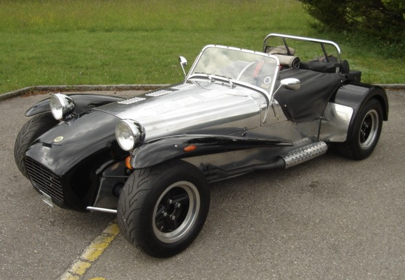 This Lotus Super Seven Twin Cam built and imported to Switzerland in 1969
