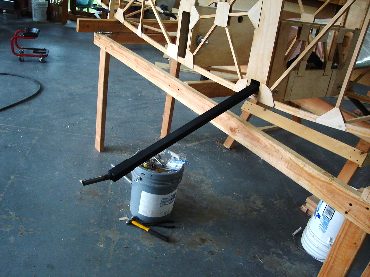 Robin Ultralight Landing gear construction.