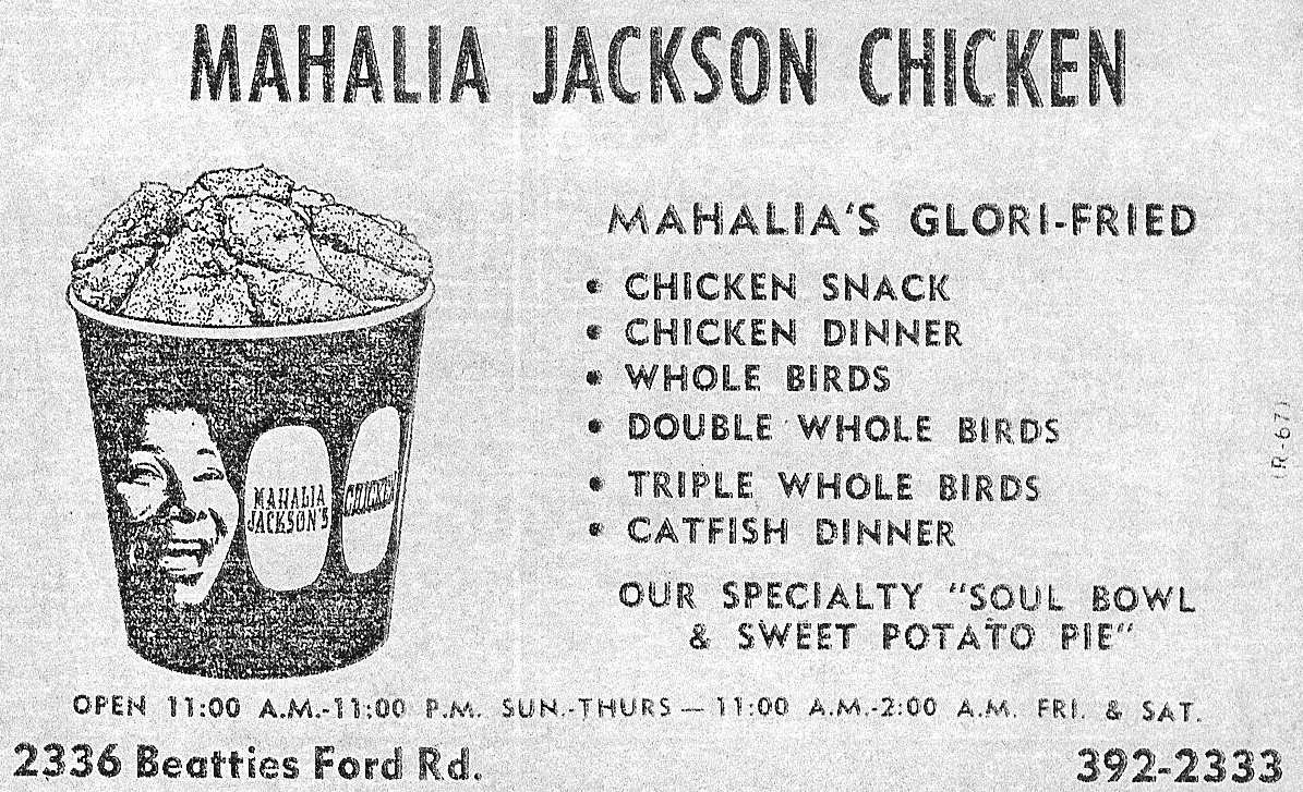 The Golden Era Gospel Blog Mahalia Jackson's GloriFried Chicken