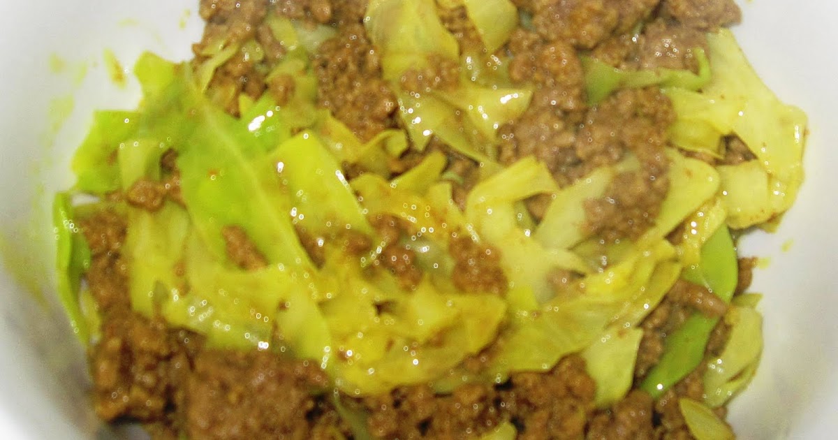Eat . Fight . Win Curry Beef and Cabbage