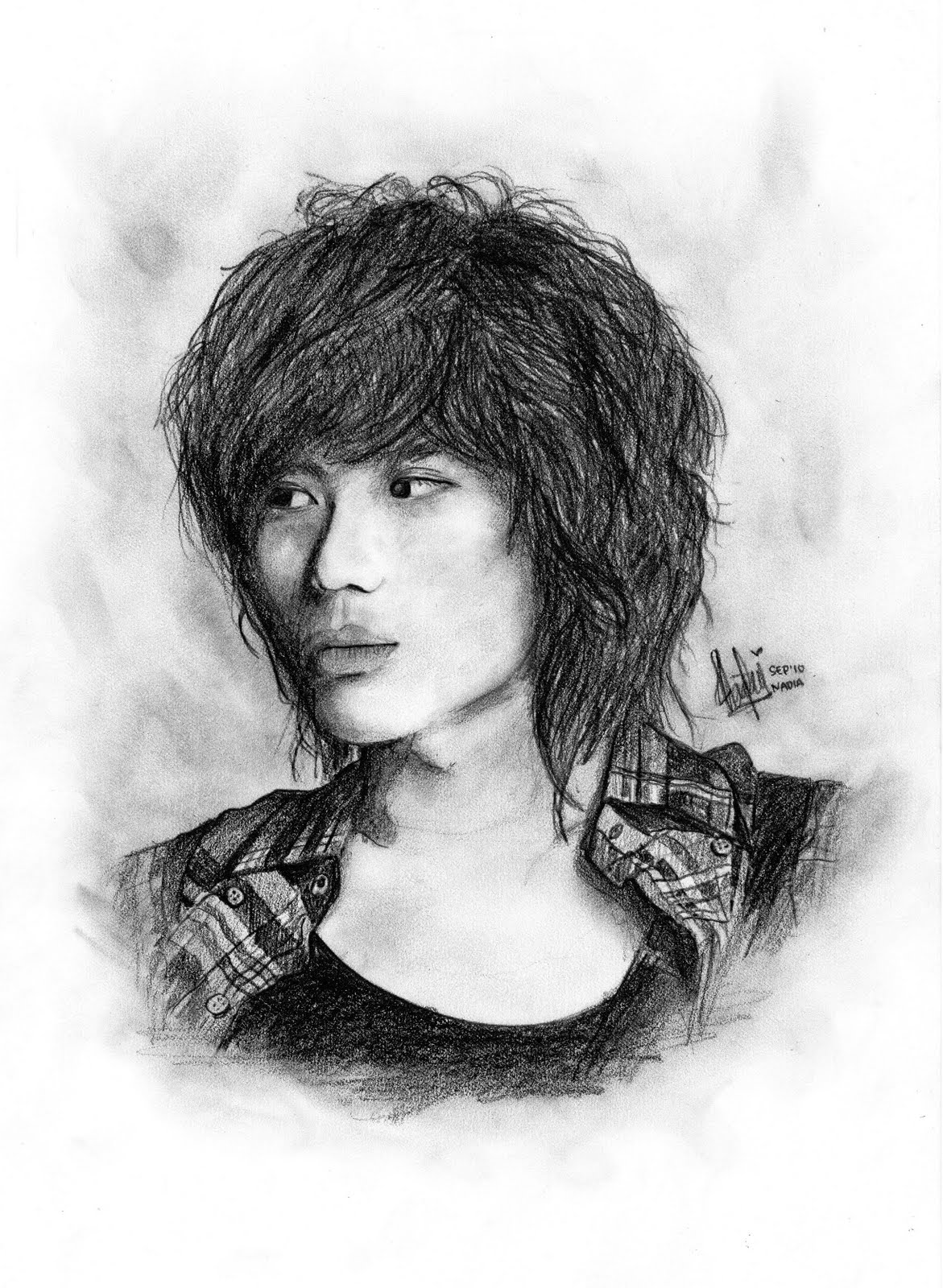 SHINee Taemin portrait drawing