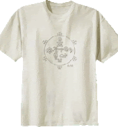 Prayer Flag T-Shirt - made from organic cotton -