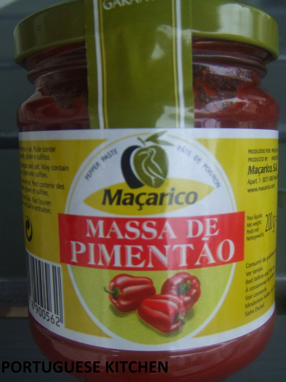 Portuguese Kitchen Red Capsicum Paste Massa de Pimentao
