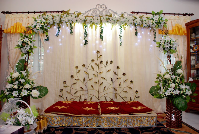 set pelamin bertunang & nikah