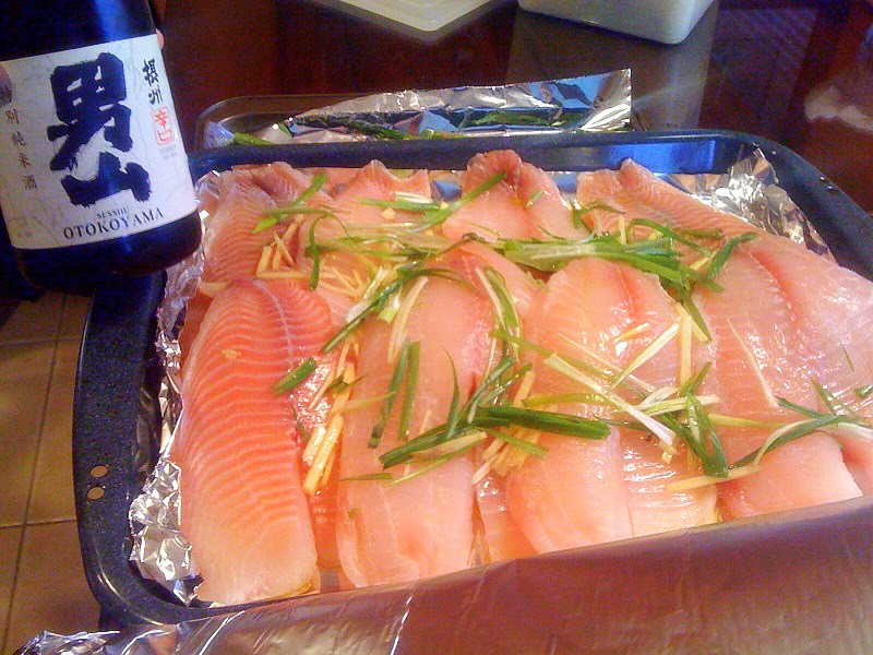 cookng Baked Tilapia Fish with Sake