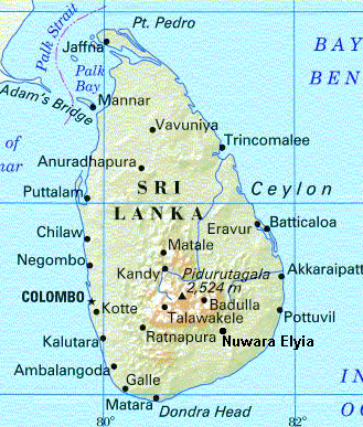 map of sri lanka colombo. Sri Lanka Holidays: Kalpitiya