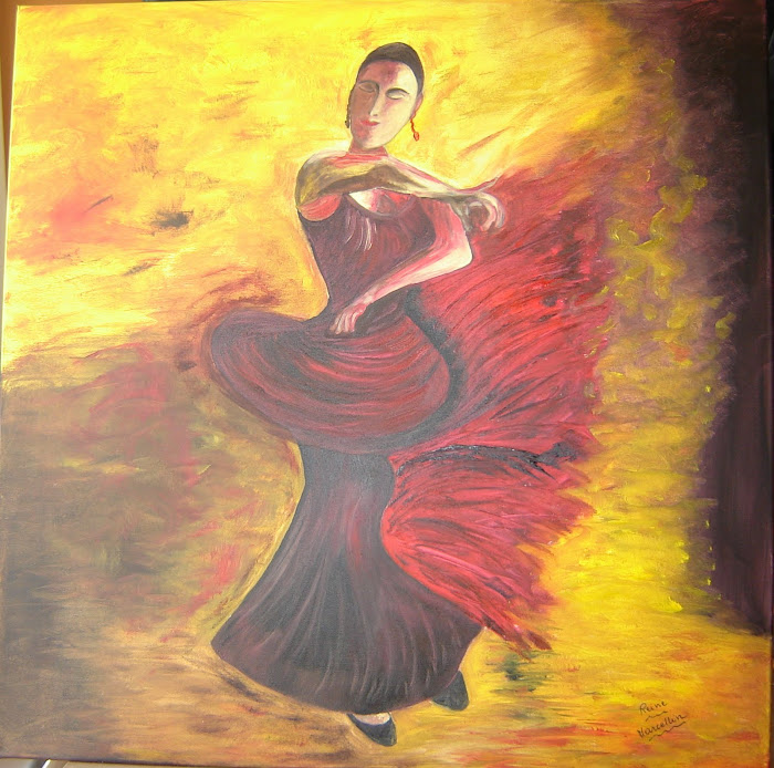 danseuse de flamenco 80x80