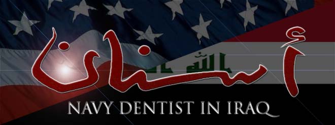 Navy Dentist in Iraq