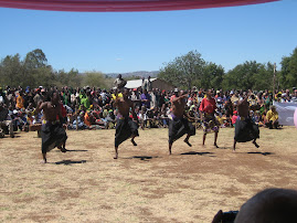 Traditional dancers at Getamock Celebration