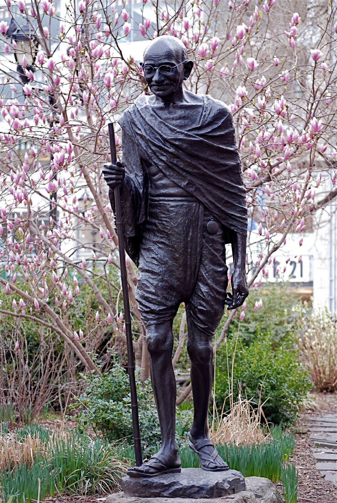 NYC ♥ NYC Mohandas Gandhi Sculpture in Union Square Park