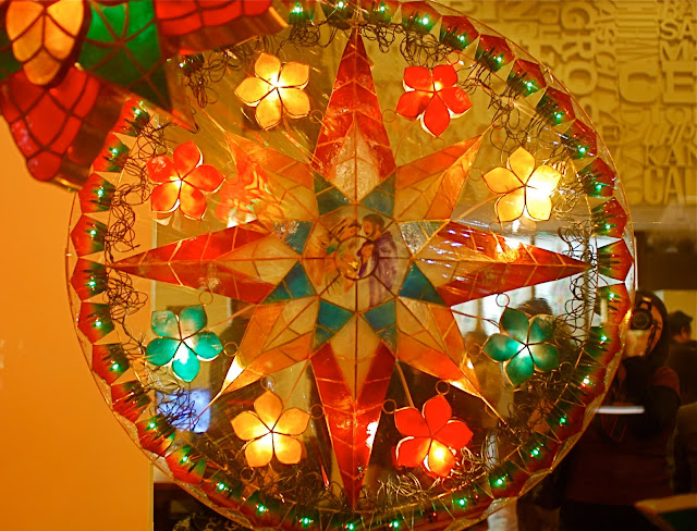 NYC ♥ NYC: STARS OF HOPE ON FIFTH - Capiz Shell Christmas Lantern