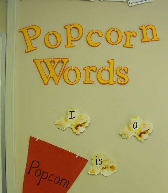 Scrap and Teach Popcorn Words
