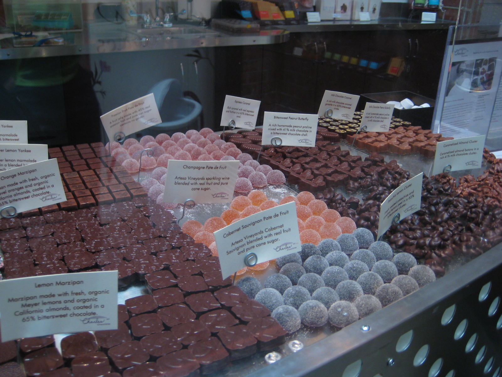 meandering eats Charles Chocolates A Real Life Chocolate Factory