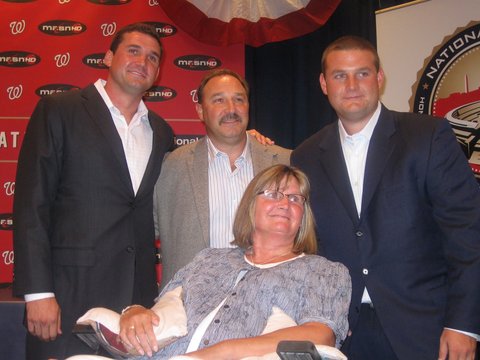 Nats' Zimmerman visits Winchester to promote ziMS Foundation