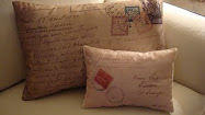 Postcard pillows