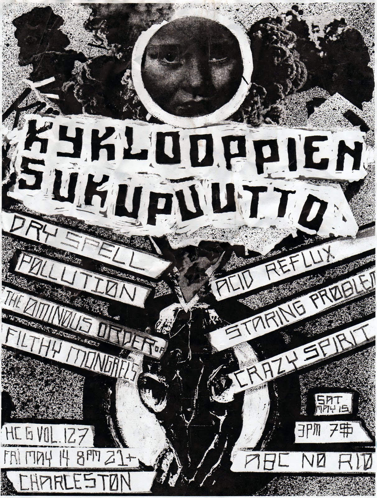 hardcore gig volume the punk continues the pist wankys crazy the pist flyers