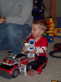 Jackson and his Fire Truck