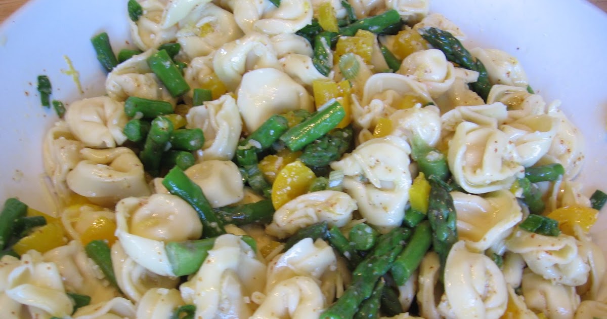 Linoleum Dynamite TortelliniAsparagus salad with LemonDijon Dressing