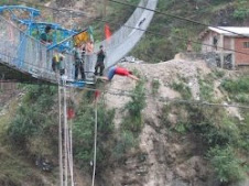 Bungy jumping in nepal
