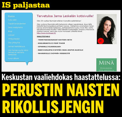 [keskustanvaaliehdokas+Jarna+Leskelä+Nurmijärveltä.jpg]