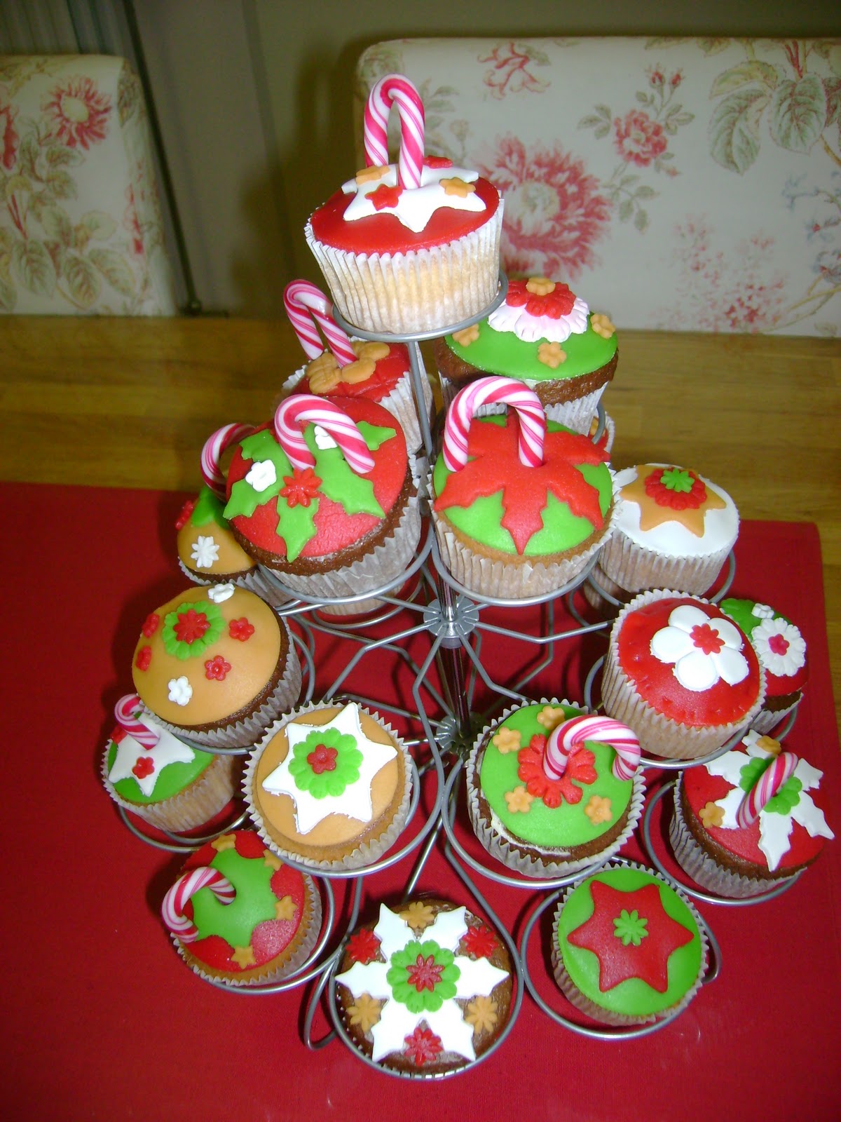 Cake Design by Pastanur Kerst Cupcakes