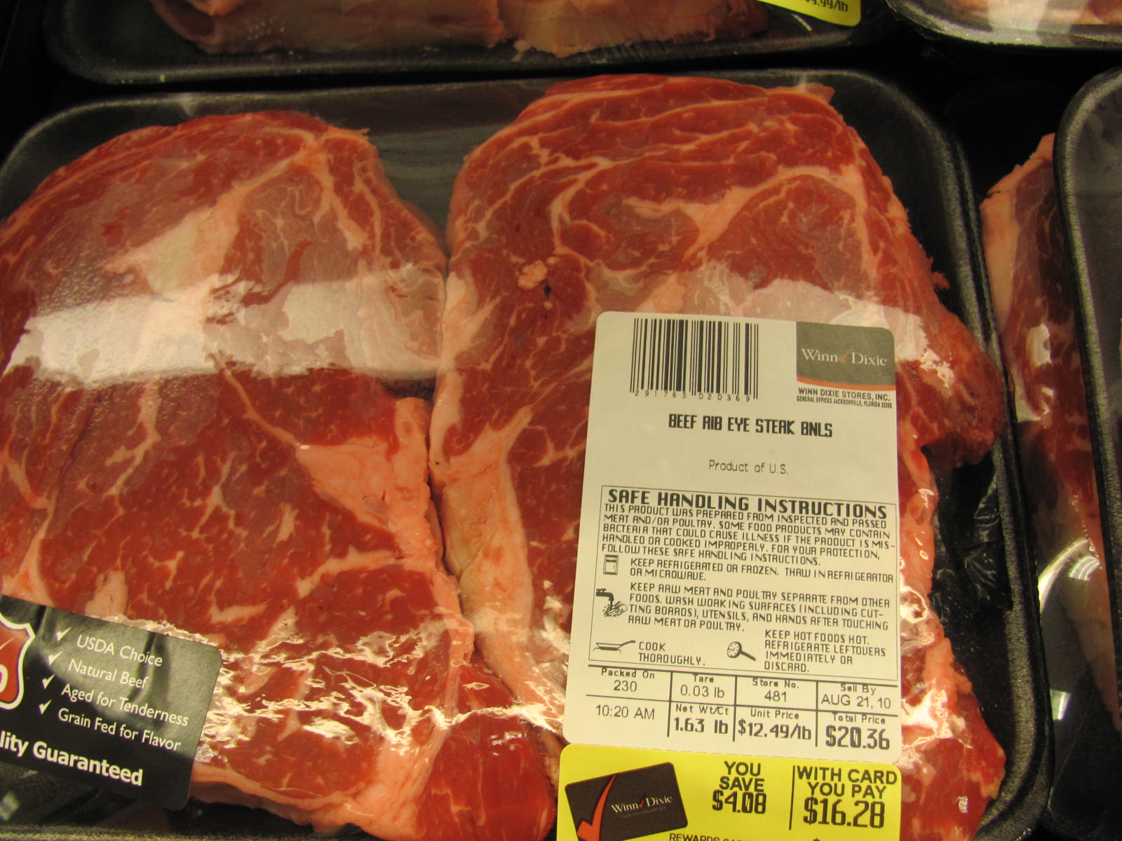 Deals on Meals Steak sales and store comparisons