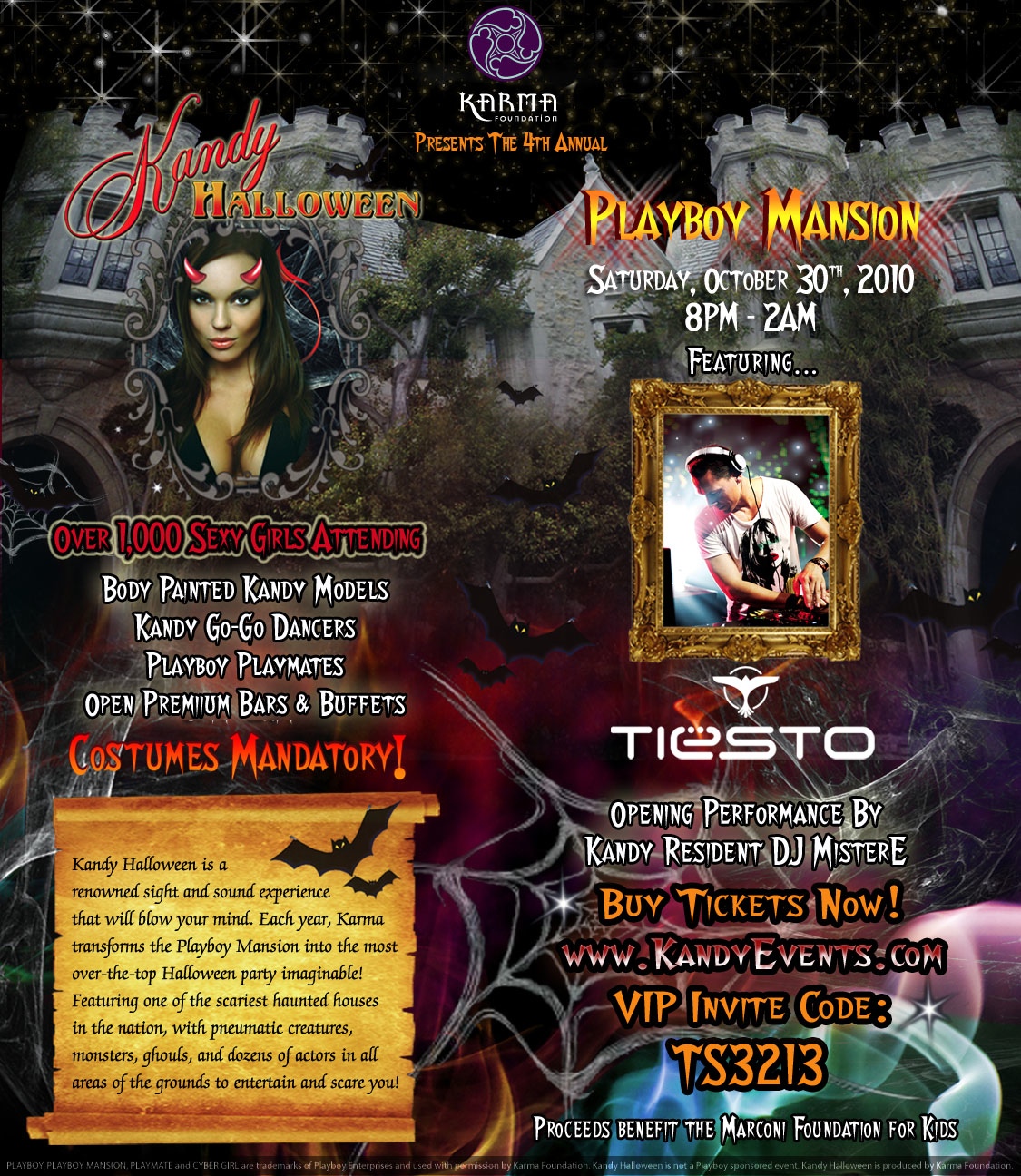 Model Terra Smith Kandy Halloween at the Playboy Mansion 2010&hellip;