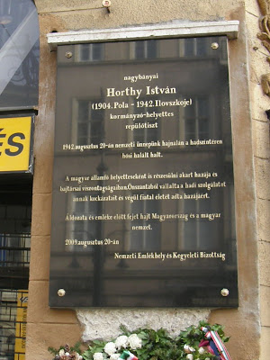 Vámház Körút, Pipa utca, Horthy István, emléktábla, Ferencváros, Budapest, IX. kerület