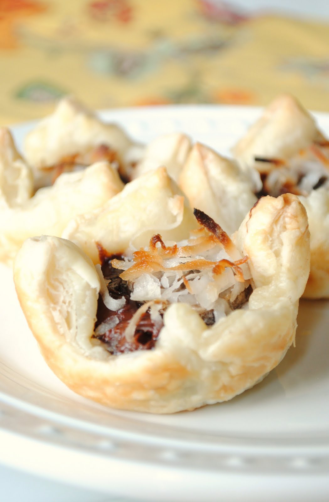 Nutella, Banana and Coconut Puff Pastry Cups - How To: Simplify
