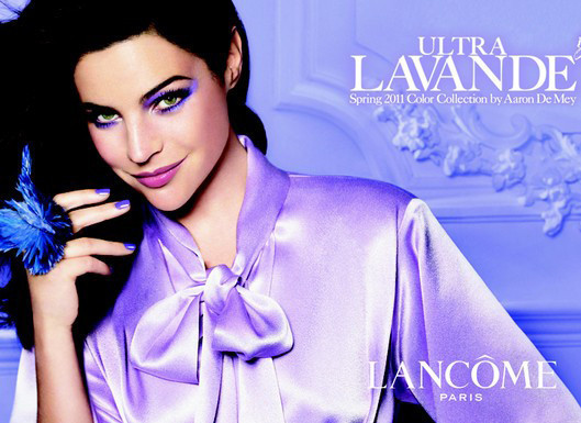 Julia Restoin Roitfeld stars in Lancôme's Ultra Lavande Spring 2011 ad 