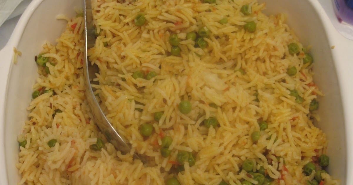 Chachi's Kitchen Mutter Pilau / Pilau Rice with Peas