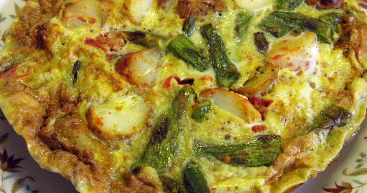 Chachi's Kitchen Asparagus Spanish Omelette