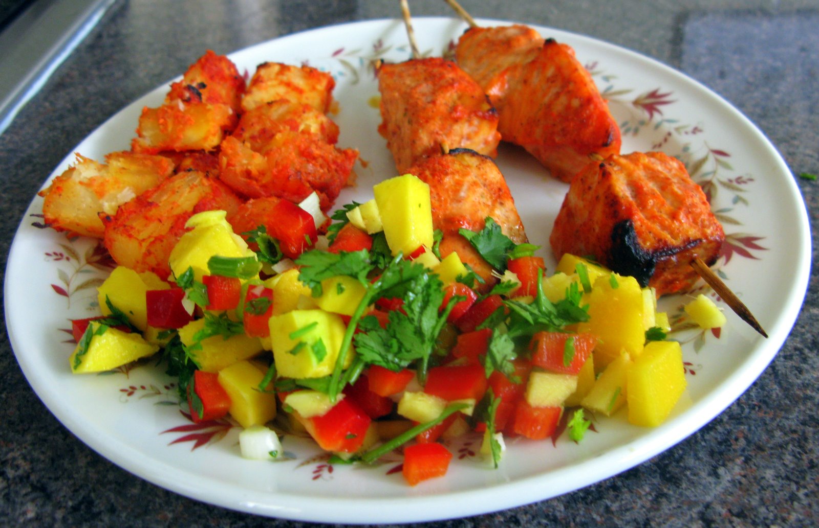 Chachi's Kitchen Tandoori Salmon